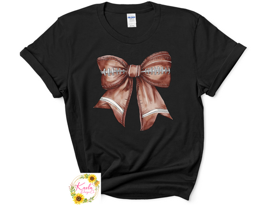 Football Bow T-Shirt